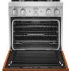 KitchenAid® 30" Scorched Orange Smart Commercial-Style Gas Range -Professional Kitchen Appliance Store 0070a357 befa 415b 9351 b20814f8a6f2