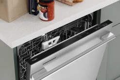 Whirlpool® 24" Fingerprint Resistant Stainless Steel Top Control Built In Dishwasher