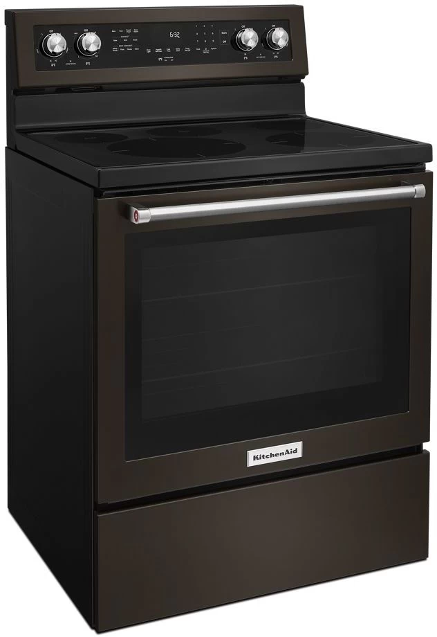 KitchenAid® 30" Black Stainless Steel With PrintShield™ Finish Free Standing Electric Convection Range 3 KitchenAid® 30" Black Stainless Steel With PrintShield™ Finish Free Standing Electric Convection Range