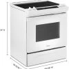 Whirlpool® 30" White Freestanding Electric Range