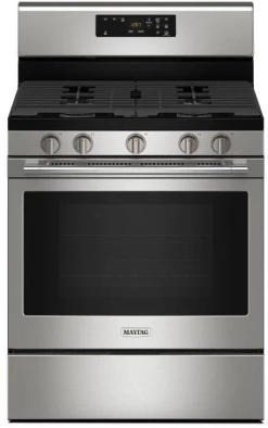 Maytag® 30" Fingerprint Resistant Stainless Steel Freestanding Gas Range -Professional Kitchen Appliance Store 06ed012f 76e8 4126 ab1f aa986ee75e51