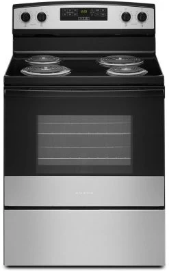 Amana® 30" Black Freestanding Electric Range -Professional Kitchen Appliance Store 0e2f776c f5dd 478c b83e 5465e58c7079