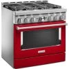 KitchenAid® 36" Passion Red Smart Commercial-Style Gas Range -Professional Kitchen Appliance Store 0fc14c22 219a 429a b81d f9b61dbf72b0