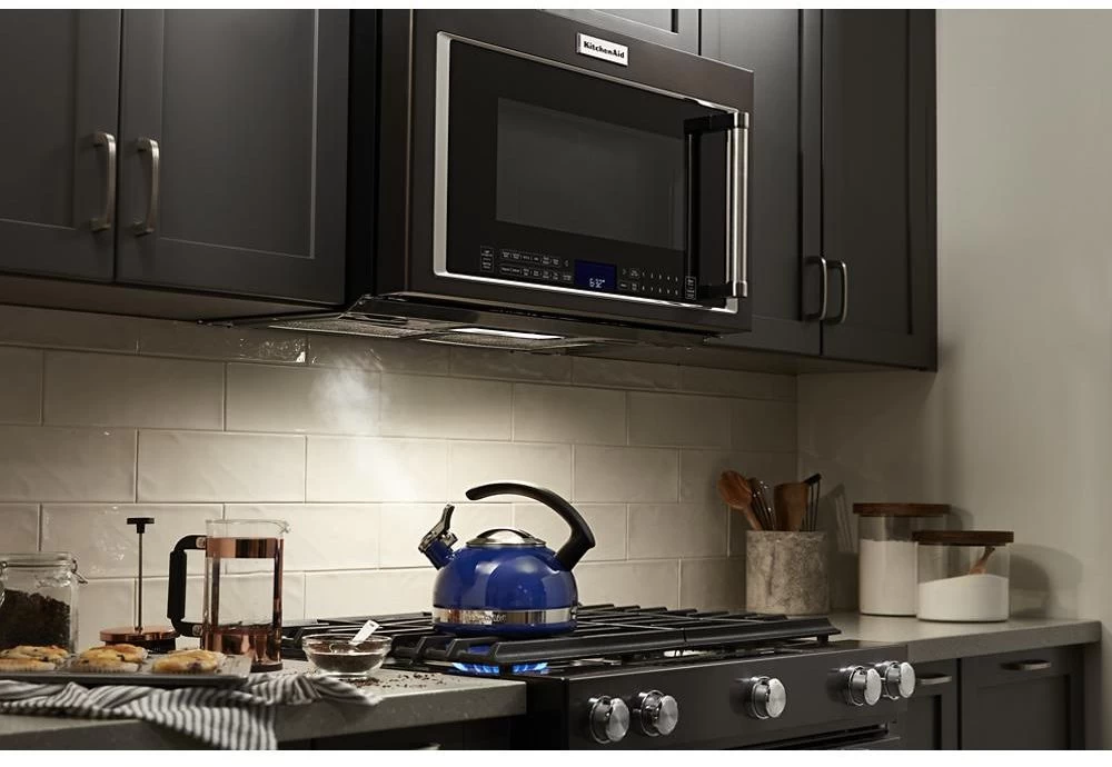 KitchenAid® 1.9 Cu. Ft. PrintShield™ Black Stainless Steel Over The Range Microwave 3 KitchenAid® 1.9 Cu. Ft. PrintShield™ Black Stainless Steel Over The Range Microwave