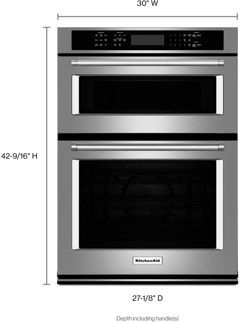 KitchenAid® 30" Stainless Steel Electric Built In Oven/Microwave Combo 12 KitchenAid® 30" Stainless Steel Electric Built In Oven/Microwave Combo - Image 10