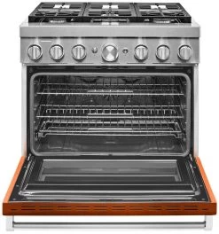 KitchenAid® 36" Scorched Orange Commercial-Style Free Standing Dual Fuel Range -Professional Kitchen Appliance Store 169300e6 ce40 42dc b5e0 7689c241953b