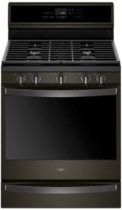 Whirlpool® 30" Fingerprint Resistant Black Stainless Steel Freestanding Gas Range -Professional Kitchen Appliance Store 1824b83d fc84 4d7a ac10 038c7b33fdce