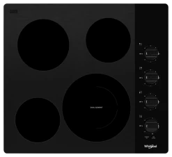 Whirlpool® 24" Black Electric Cooktop -Professional Kitchen Appliance Store 187e1d2a da84 4886 95d4 0c6e30daf2d9