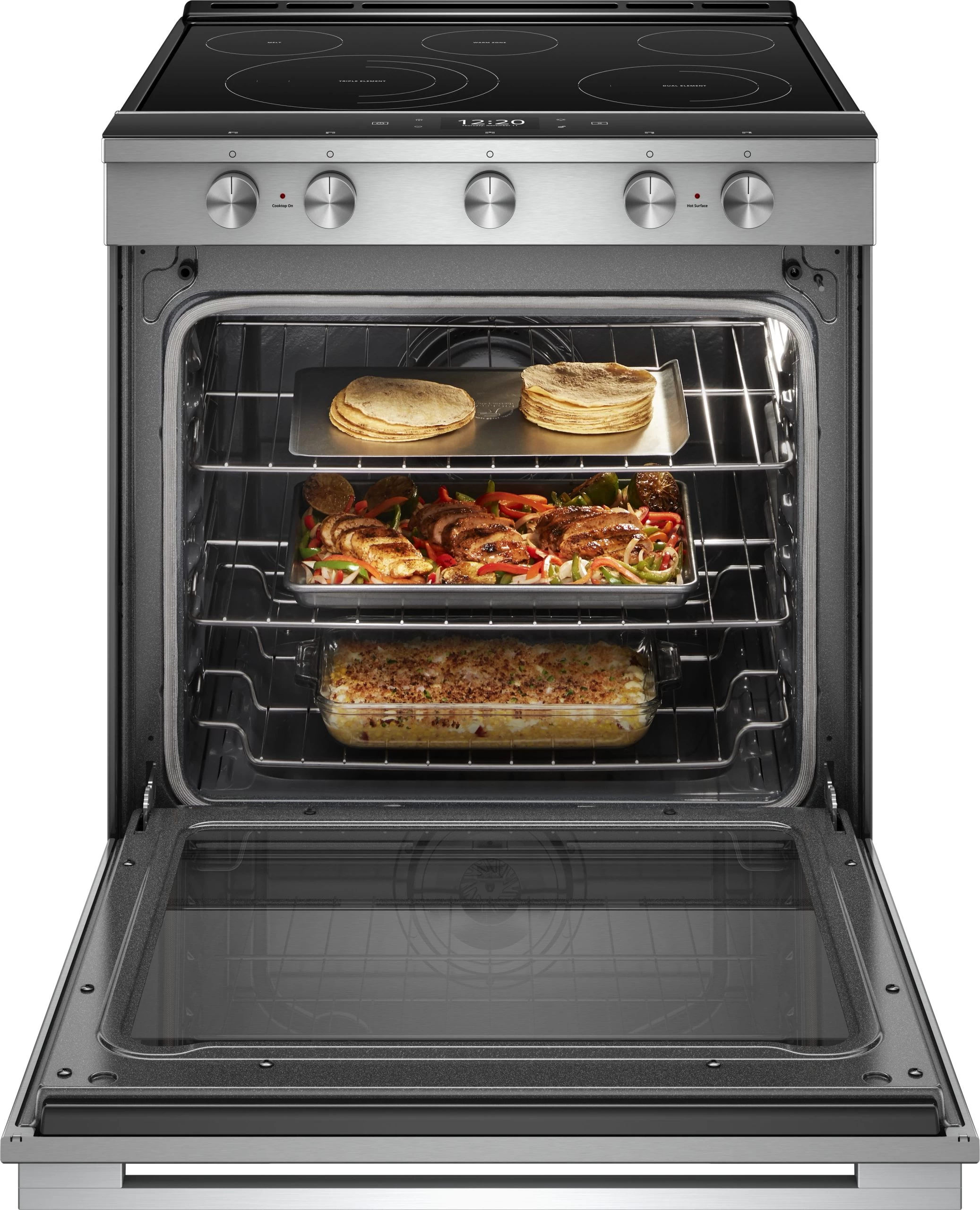 Whirlpool® 30" Slide In Electric Range-Fingerprint Resistant Stainless Steel 4 Whirlpool® 30" Slide In Electric Range-Fingerprint Resistant Stainless Steel - Image 2