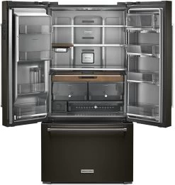 KitchenAid® 23.8 Cu. Ft. Black Stainless Steel With PrintShield™ Finish Counter Depth French Door Refrigerator -Professional Kitchen Appliance Store 1a24a487 7824 48a7 b03f 4595f4dca857