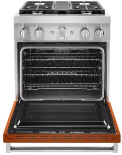 KitchenAid® 30" Scorched Orange Commercial-Style Free Standing Dual Fuel Range -Professional Kitchen Appliance Store 1a80285f d225 4d8f b258 efef034312e0