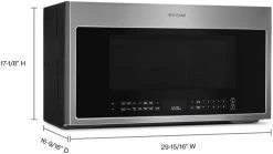 Whirlpool® 1.9 Cu. Ft. FingerPrint Resistant Stainless Steel Over The Range Microwave -Professional Kitchen Appliance Store 1cd7e833 d8a2 4f3f bd3e d00bc66adbe1