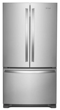 Whirlpool® 20.0 Cu. Ft. Fingerprint Resistant Stainless Steel Counter Depth French Door Refrigerator-Fingerprint Resistant Stainless Steel -Professional Kitchen Appliance Store 2135136a e409 402a 8d8f f5ae10efb069