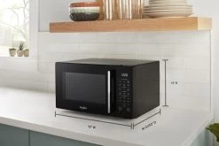 Whirlpool® 0.9 Cu. Ft. Black Countertop Microwave -Professional Kitchen Appliance Store 249d3fec e81a 4718 a161 fca110c3c3a2