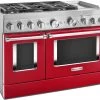 KitchenAid® 48" Passion Red Commercial-Style Free Standing Dual Fuel Range With Griddle 2 KitchenAid® 48" Passion Red Commercial-Style Free Standing Dual Fuel Range With Griddle -Professional Kitchen Appliance Store 2517d5b3 6129 425d befa 5f8ac513a210