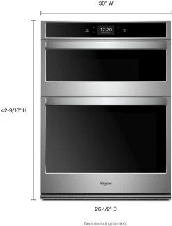 Whirlpool® 30" Stainless Steel Smart Combination Wall Oven -Professional Kitchen Appliance Store 27288db7 c054 4eee a06c 9e8e4d516352