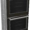 KitchenAid® 30" Black Stainless Steel With PrintShield™ Finish Electric Built In Double Oven