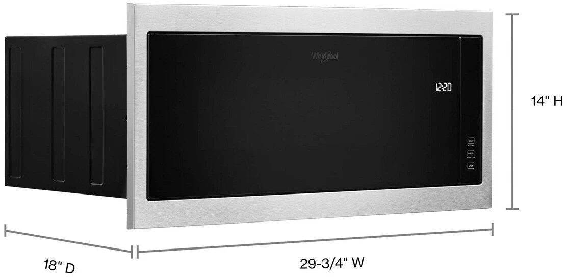 Whirlpool® 1.1 Cu. Ft. Stainless Steel Frame Built In Microwave 8 Whirlpool® 1.1 Cu. Ft. Stainless Steel Frame Built In Microwave - Image 6