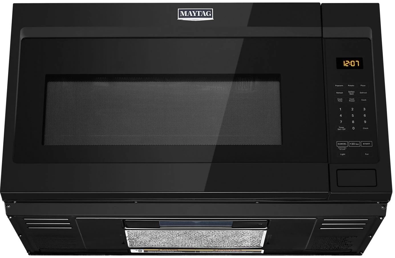 Maytag® 1.9 Cu. Ft. Black Over The Range Microwave 5 Maytag® 1.9 Cu. Ft. Black Over The Range Microwave - Image 3
