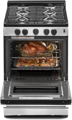 Whirlpool® 24" Stainless Steel Free Standing Gas Range -Professional Kitchen Appliance Store 2f32e493 910f 486e b3f8 1e4d284443e0