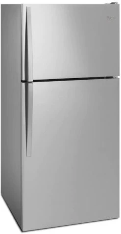 Whirlpool® 30 In. 18.2 Cu. Ft. Monochromatic Stainless Steel Top Freezer Refrigerator