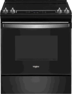 Whirlpool® 30" Black Stainless Freestanding Electric Range -Professional Kitchen Appliance Store 3282bff2 ab33 4769 875c b31d3fa11b09