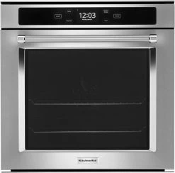KitchenAid® 24" FingerPrint Resistant Stainless Steel Single Electric Wall Oven -Professional Kitchen Appliance Store 33ac808a 0999 493b 84e2 a79cc4863def