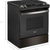 Whirlpool® 30" Black Stainless Freestanding Gas Range