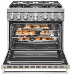 KitchenAid® 36" Milkshake Commercial-Style Free Standing Dual Fuel Range -Professional Kitchen Appliance Store 371e717d d2bc 493a b017 17d8336445dc