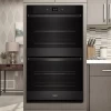 Whirlpool® 30" Black Double Electric Wall Oven -Professional Kitchen Appliance Store 39797b22 05cc 45e6 91b7 b537ad0a7b2a