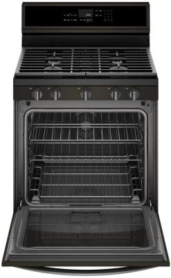 Whirlpool® 30" Fingerprint Resistant Black Stainless Steel Freestanding Gas Range -Professional Kitchen Appliance Store 3af24344 92ce 4bad 881a 8b0967a51f1a