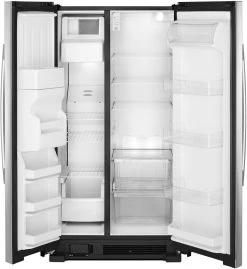 Amana® 21.4 Cu. Ft. Stainless Steel Side-By-Side Refrigerator -Professional Kitchen Appliance Store 3b043361 1480 4aa4 8839 35dacd9c4610