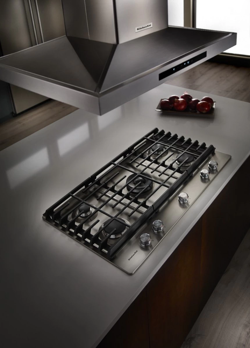 KitchenAid® 36'' Stainless Steel Gas Cooktop 8 KitchenAid® 36'' Stainless Steel Gas Cooktop - Image 6