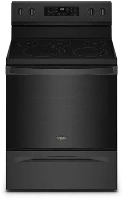 Whirlpool® 30" Black Freestanding Electric Range With 5-in-1 Air Fry Oven -Professional Kitchen Appliance Store 46a47869 5202 4c52 8403 2fa9f2c4fb8e