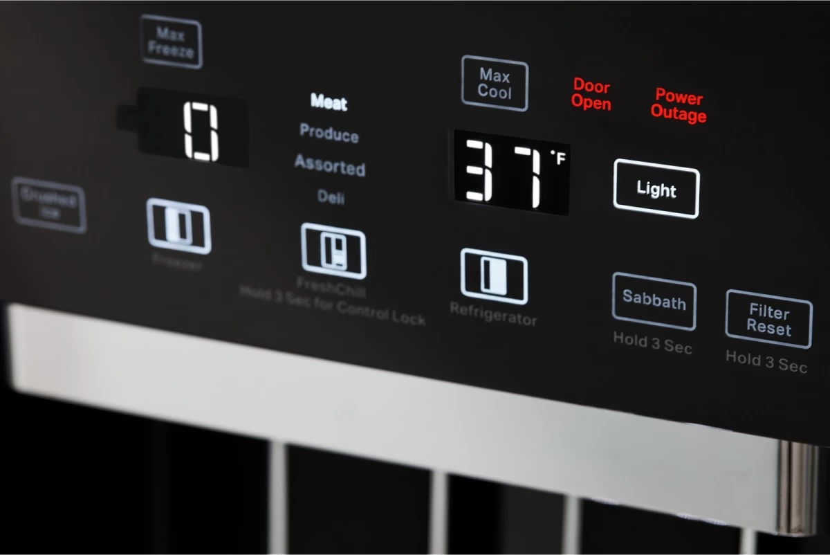 KitchenAid® 20.8 Cu. Ft. PrintShield™ Stainless Steel Counter Depth Side-by-Side Refrigerator 4 KitchenAid® 20.8 Cu. Ft. PrintShield™ Stainless Steel Counter Depth Side-by-Side Refrigerator - Image 2