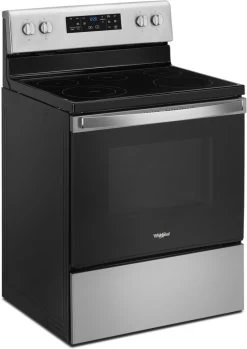 Whirlpool® 30" Fingerprint Resistant Stainless Steel Free Standing Electric Range -Professional Kitchen Appliance Store 4b8a81f7 723a 490c 940c 8313ff64b24b