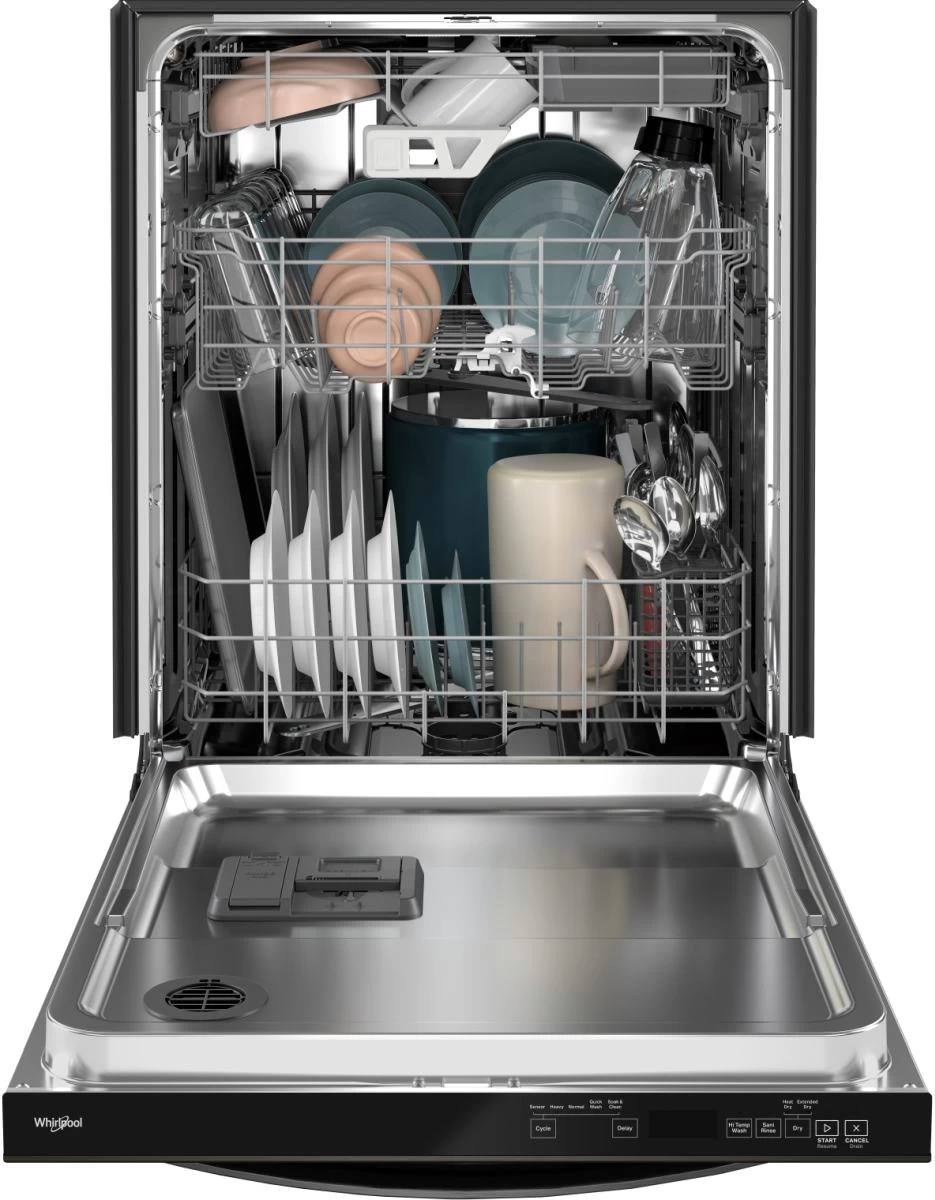 Whirlpool® 24" Fingerprint Resistant Black Stainless Steel Built In Dishwasher 3 Whirlpool® 24" Fingerprint Resistant Black Stainless Steel Built In Dishwasher
