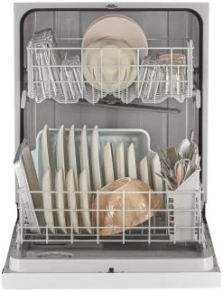 Whirlpool® 24" White Front Control Built In Dishwasher -Professional Kitchen Appliance Store 4bd1a7f4 f4d8 4e22 8f29 c1b74b302e4a