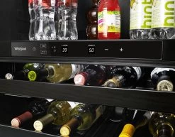 Whirlpool® 5.2 Cu. Ft. Black Stainless Steel Beverage Center -Professional Kitchen Appliance Store 4c022189 b255 49da 9055 141ecfb80db6