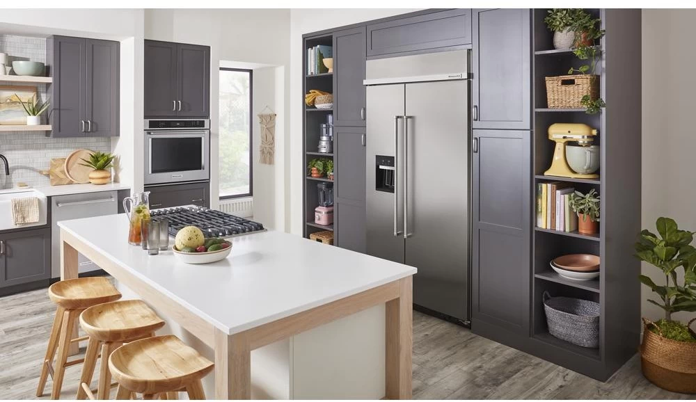 KitchenAid® 25.1 Cu. Ft. Stainless Steel With PrintShield™ Finish Counter Depth Side-by-Side Refrigerator 10 KitchenAid® 25.1 Cu. Ft. Stainless Steel With PrintShield™ Finish Counter Depth Side-by-Side Refrigerator - Image 8