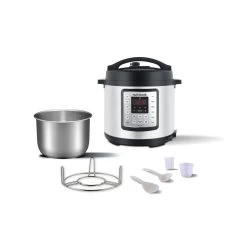 Nutricook 1000W Smart Pot Eko: 9-in-1 Electric Pressure Cooker, Chrome & Black - 6L 16 Nutricook 1000W Smart Pot Eko: 9-in-1 Electric Pressure Cooker, Chrome & Black - 6L -Professional Kitchen Appliance Store 5110601004026 4