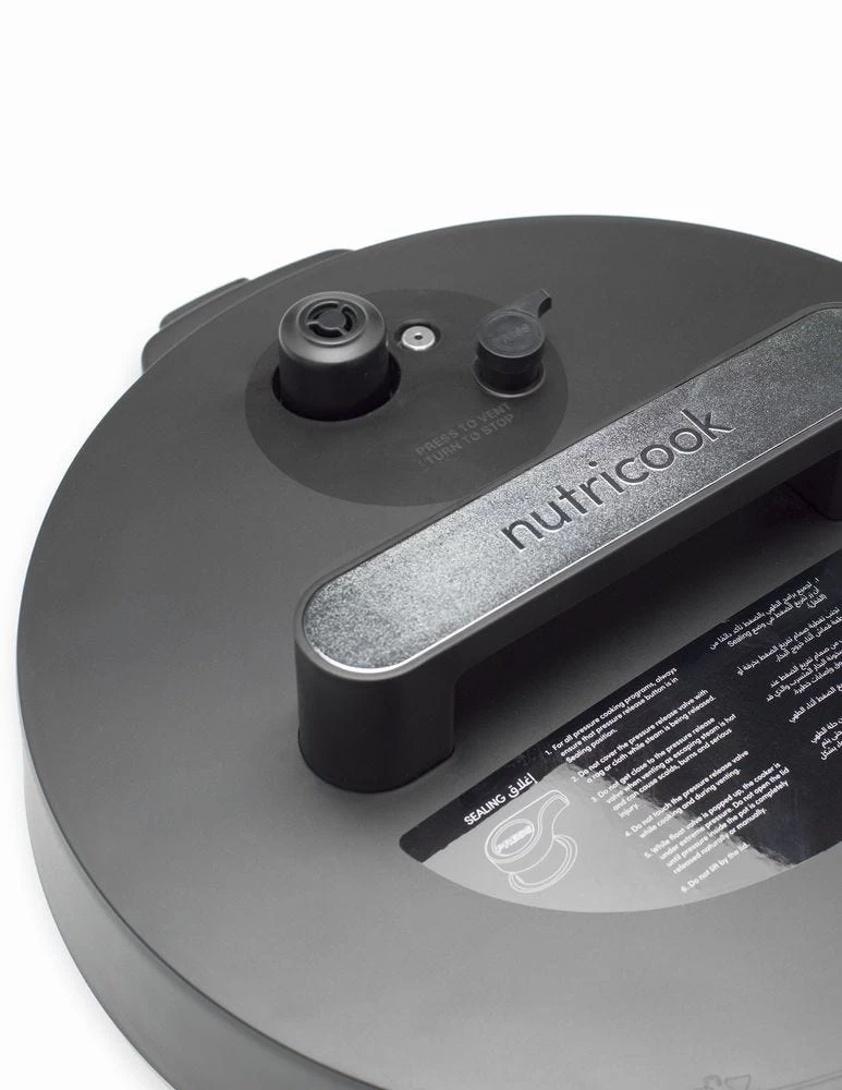 Nutricook Smart Pot 2: 9-in-1 Electric Pressure Cooker, Black - 8L 10 Nutricook Smart Pot 2: 9-in-1 Electric Pressure Cooker, Black - 8L - Image 8