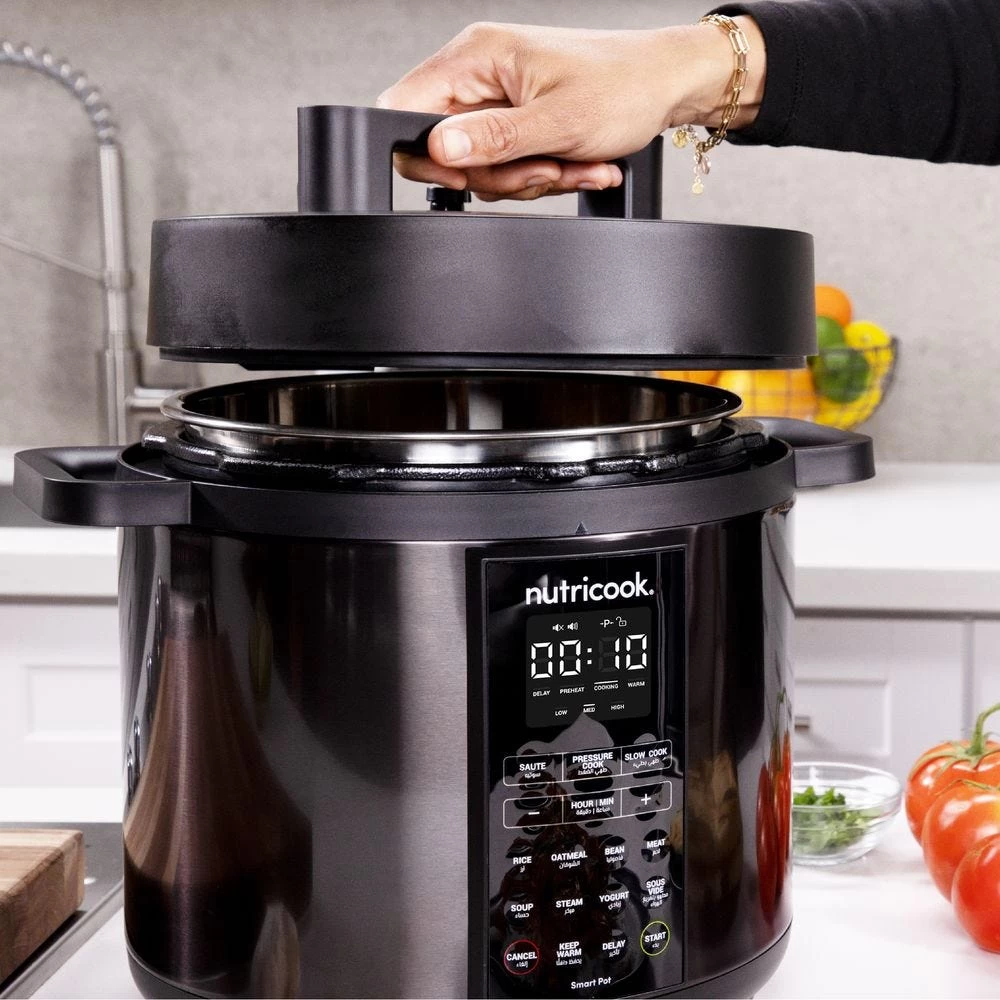 Nutricook Smart Pot 2: 9-in-1 Electric Pressure Cooker, Black - 8L 4 Nutricook Smart Pot 2: 9-in-1 Electric Pressure Cooker, Black - 8L - Image 2