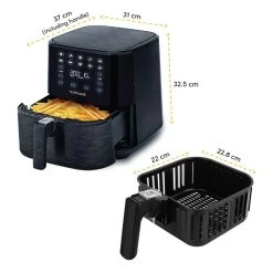 Nutricook 1700W Air Fryer 2, Black – 5.5L -Professional Kitchen Appliance Store 5110601004118 7
