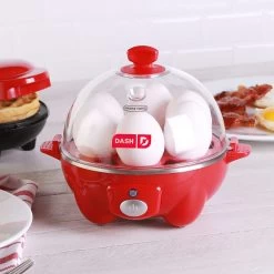 Rapid Egg Cooker, Red – 360W