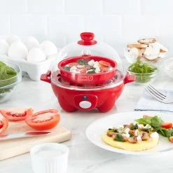 Rapid Egg Cooker, Red – 360W -Professional Kitchen Appliance Store 5110601004149 8
