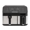 Hamilton Beach Dual Size Air Fryer, Silver & Black - 8.5 L (5.3L+3.2L) -Professional Kitchen Appliance Store 5110601005474 1 3