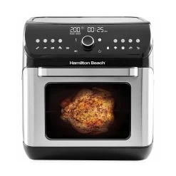 Hamilton Beach Digital Air Fryer Oven, Silver & Black - 12 L