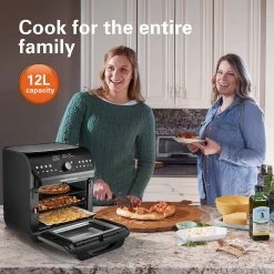 Hamilton Beach Digital Air Fryer Oven, Silver & Black - 12 L -Professional Kitchen Appliance Store 5110601005481 6 3