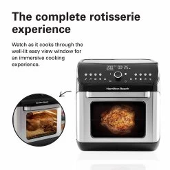 Hamilton Beach Digital Air Fryer Oven, Silver & Black - 12 L -Professional Kitchen Appliance Store 5110601005481 7 3